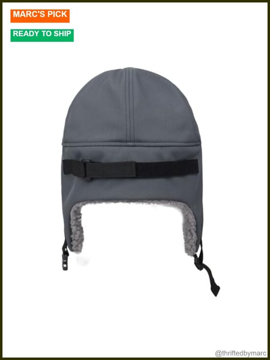 Waterproof Trapper Hat with Ear Flaps and Detachable Face Mask, Nylon, Unisex main image 4